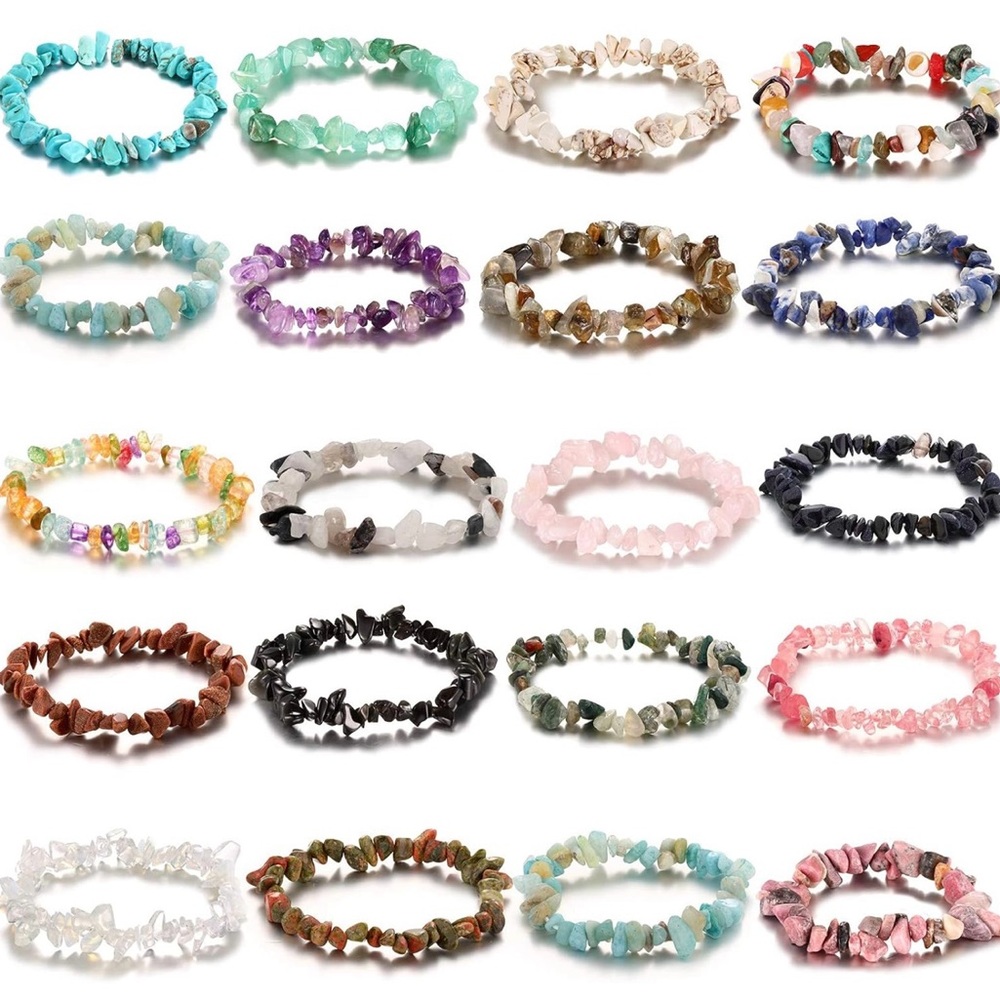Multicolor Gemstone Bracelet Set